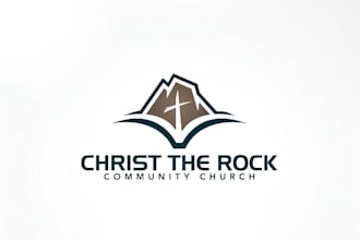 design custom church ministry religious christian and faith based logo