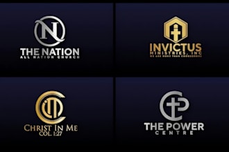 design custom church ministry religious christian and faith based logo