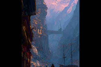 design realistic environment concept art for games