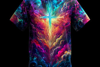create typography christian t shirt design