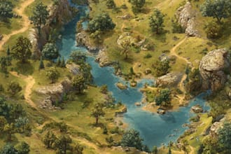 create fantasy game map, rpg, dnd