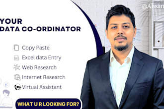 be your expert for data entry, web research and product sourcing analytics