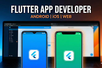 develop a scalable flutter app for android, ios, and web