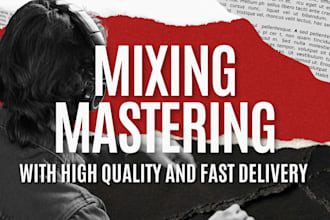 mixing mastering pro for your song, album and ep