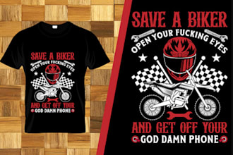 design high quality racing car t shirt logo for your business