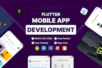 do flutter mobile app development andriod ios app development flutter developer