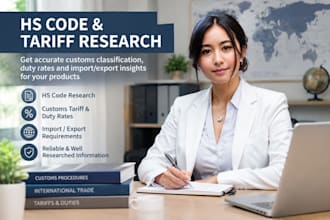research hs codes customs tariffs and import and export duties for your product