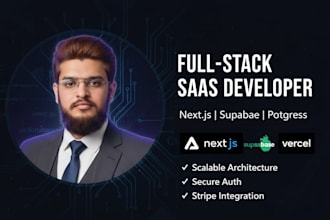 build fullstack web application with nextjs reactjs supabase with integrations