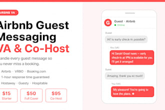 be your airbnb guest communication and messaging virtual assistant