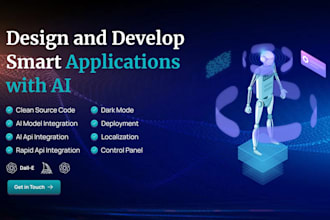develop ai mobile app, ai web app, ai website ai chatbot or ai software