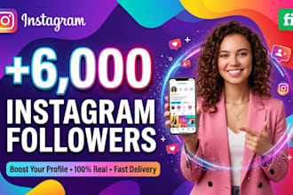 upgrade 6000 instagram followers
