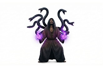 create cinematic dark fantasy ai character art