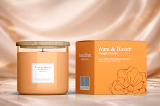 redesign and rebrand your candle packaging and labels