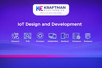 develop arduino, esp32 stm32 firmware iot projects with cloud sensor integration