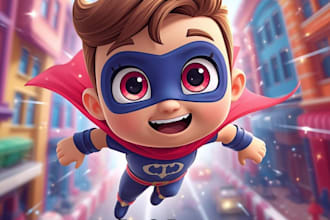vibrant custom cartoon characters and avatars with ai