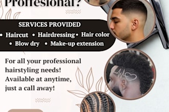 design logo flyers business cards and edit videos