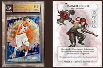 create professional custom sports cards and tcg trading card designs