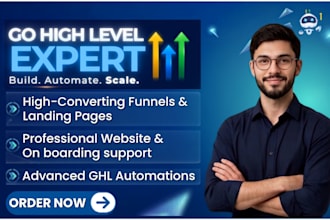 gohighlevel landing page, ghl website design, ghl sales funnel, ghl automation