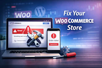 fix woocommerce checkout, payment and wordpress issues fast