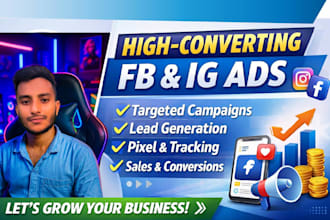 set up high performing fb and ig ads to grow your business