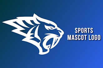 design a modern sports mascot logo for team or esports