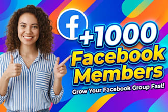 grow instant new 1000 facebook members