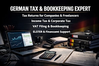 do german tax return and bookkeeping services for companies and freelancers