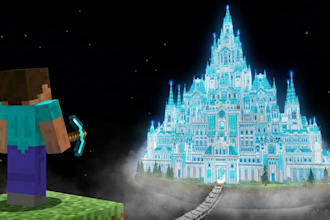design cinematic minecraft thumbnails