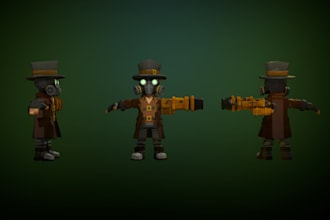 make 3d models in lowpoly