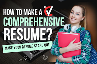 make professional ats cv resume maker design cover letter update build linkedin