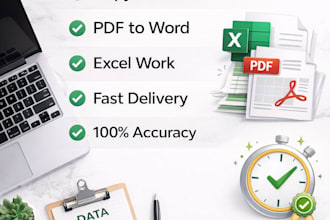 accurate data entry, copy paste, PDF to word and tamil typing