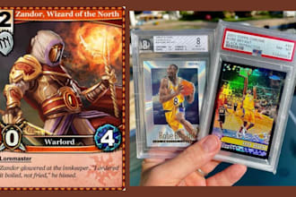 design high end custom sports cards and collectible tcg designs