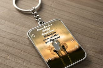 do aesthetic keychain designs
