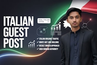 publish italian guest post and italian backlinks on dofollow authority sites