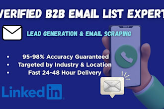 build targeted b2b email list lead genaration email scraping