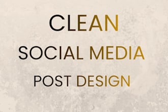 create clean canva posts with engaging captions for facebook