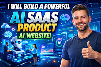 build a powerful ai saas product ai website