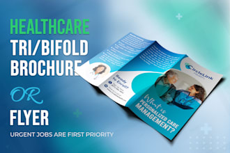 do medical brochures, trifold, bifold, and healthcare flyers