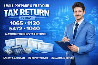 professionally file form 5472, 1040nr, 1120, 1065 to the irs