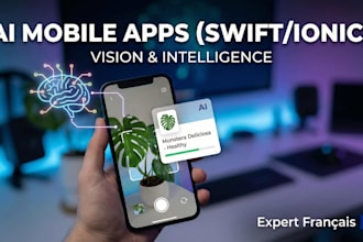 développer votre application mobile swift ionic avec vision et ia