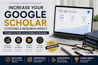 increase google scholar citations and research visibility in high index journal
