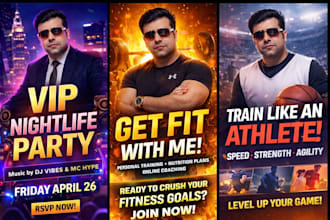 design party flyer sports flyer fitness flyer  wedding flyer