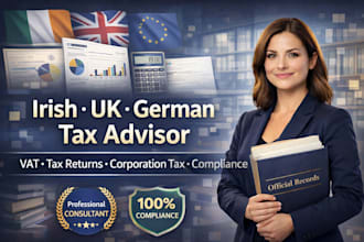 be your irish tax advisor, tax consultant, german tax law resolve tax issues