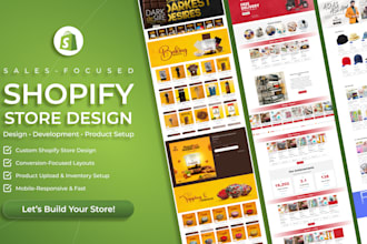 design shopify store or build automated shopify dropshipping store