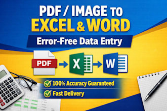 do fast error free data entry and web research