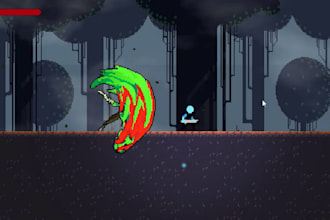 create 2d game platformer and top down using godot engine