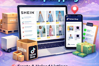 do tiktok shop and shein product listing and dropshipping