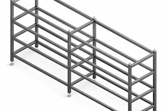design welded steel frames and constructions in 3d cad