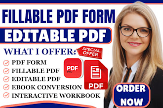 create fillable pdf form ebook conversion editable pdf interactive workbook