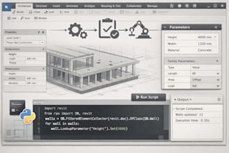 build revit plugin add in using csharp, api, python for electrical, bim automate
